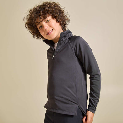 Gilet de sport col camionneur NOIR