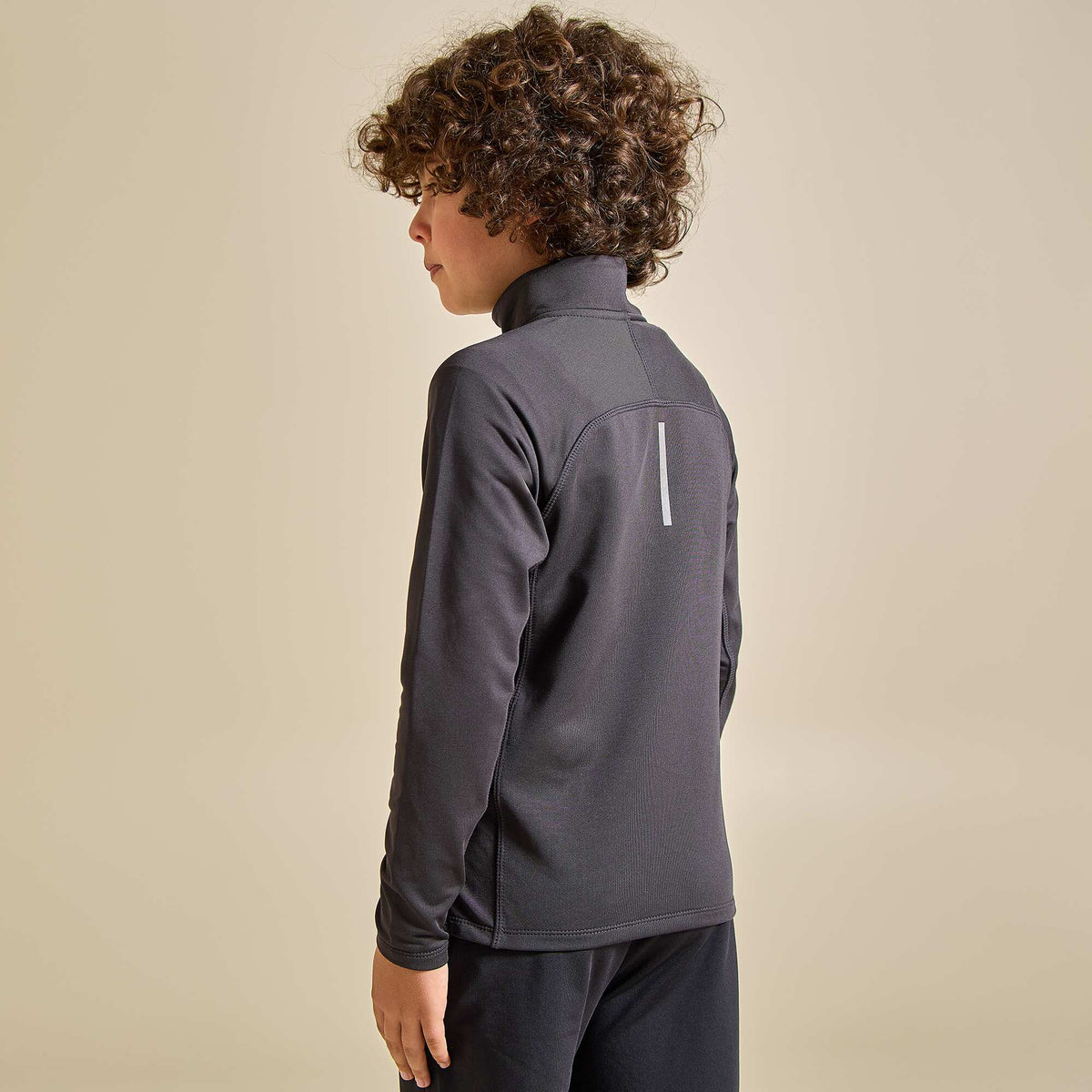 Gilet de sport col camionneur NOIR