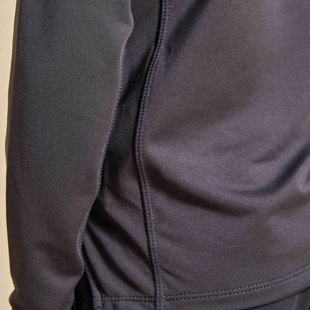 Gilet de sport col camionneur NOIR