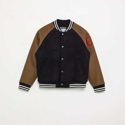 Blouson style campus américain NOIR