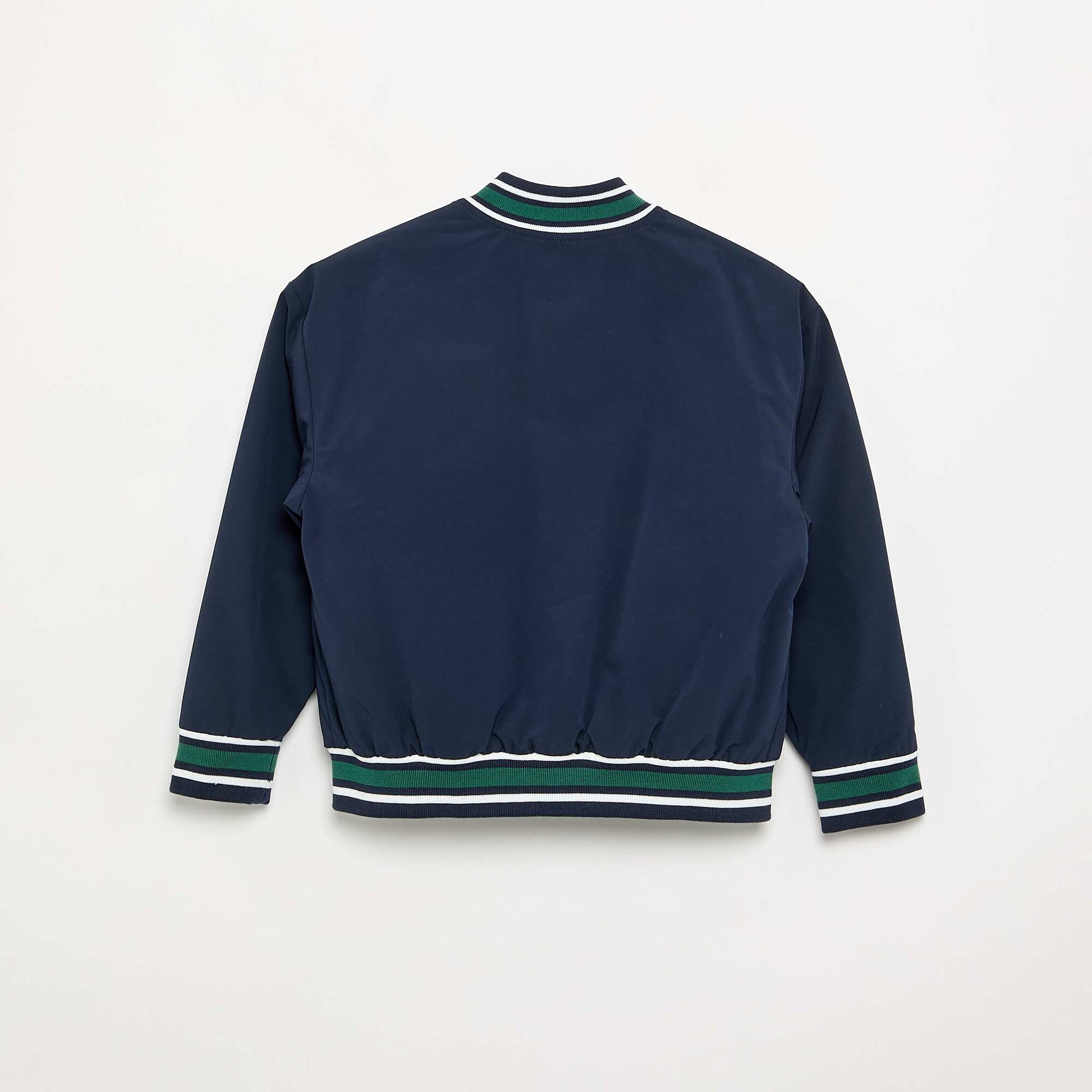 Blouson façon campus américain BLEU