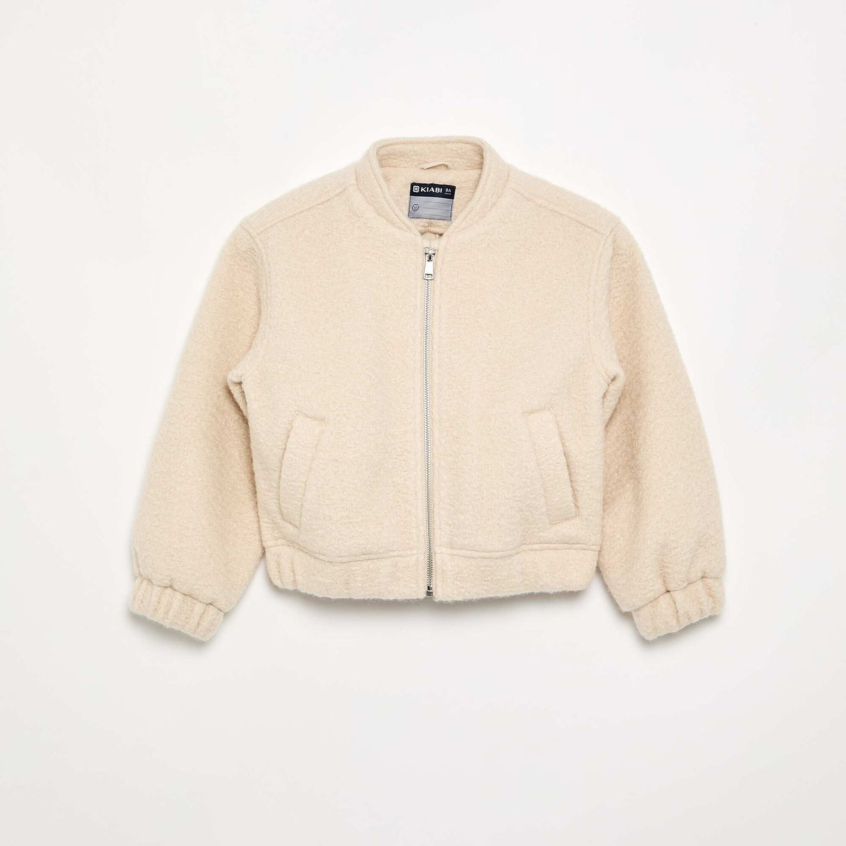 Blouson en faux lainage BEIGE