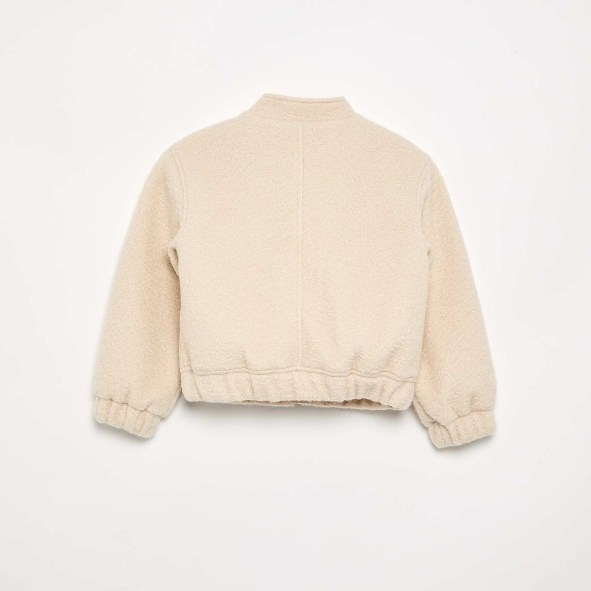 Blouson en faux lainage BEIGE