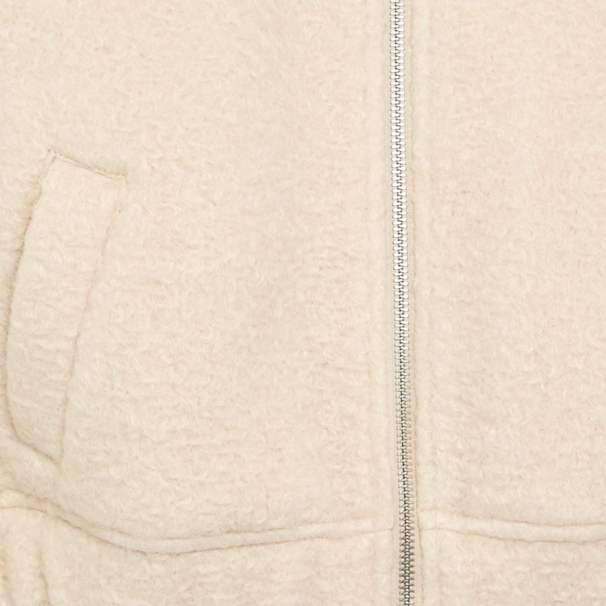 Blouson en faux lainage BEIGE