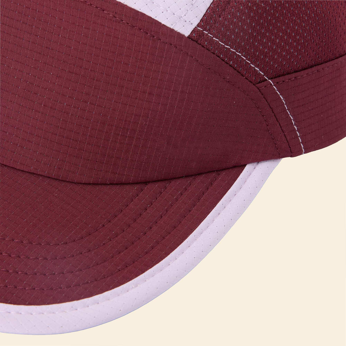 Casquette de running avec visière souple ROUGE
