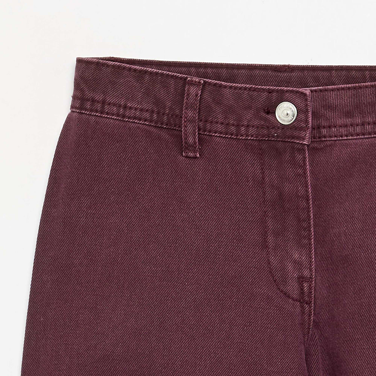 Pantalon ample avec broderies 'fleurs' VIOLET