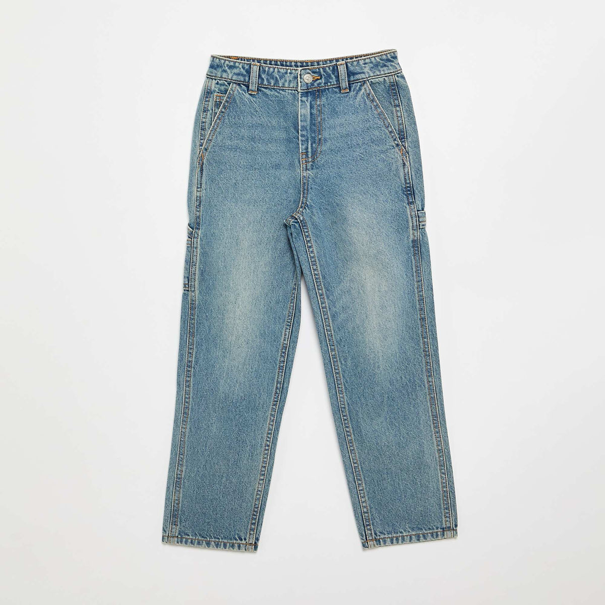 Jean large style carpenter BLEU