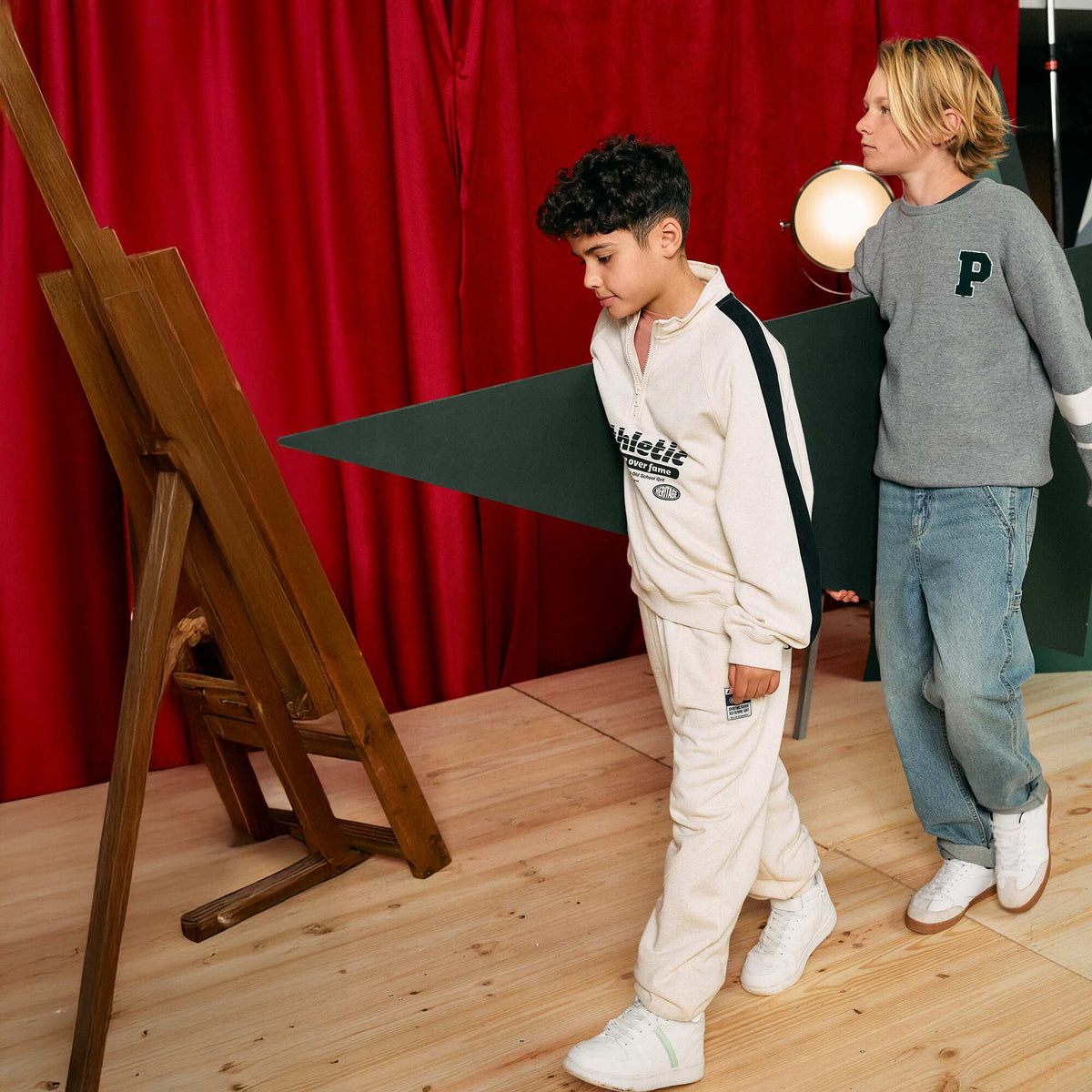 Jean large style carpenter BLEU