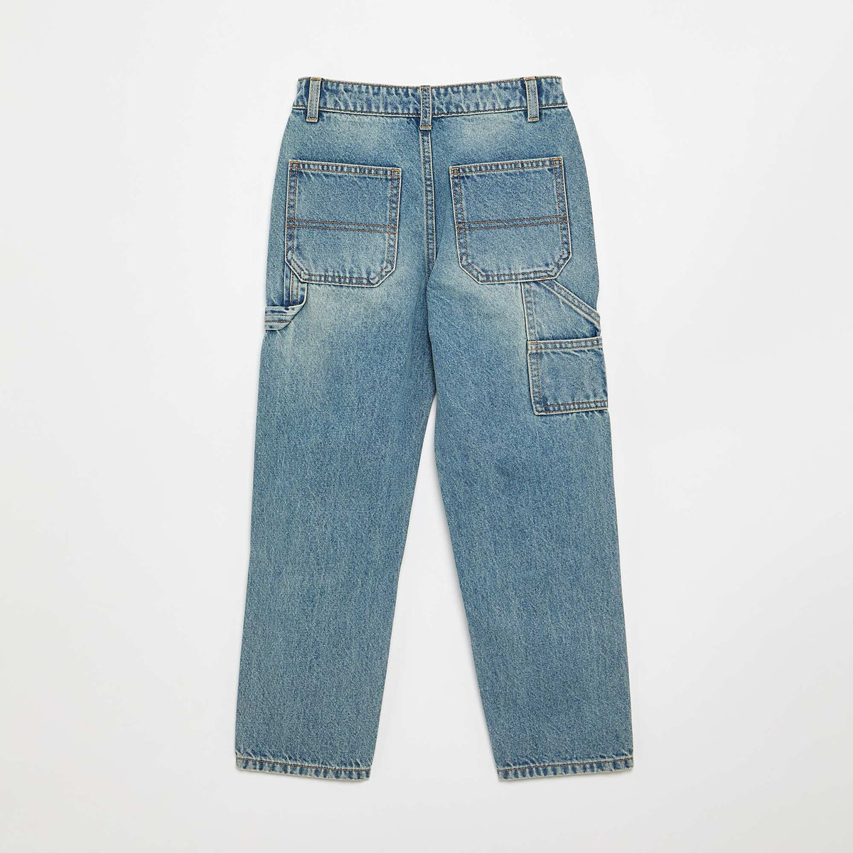 Jean large style carpenter BLEU
