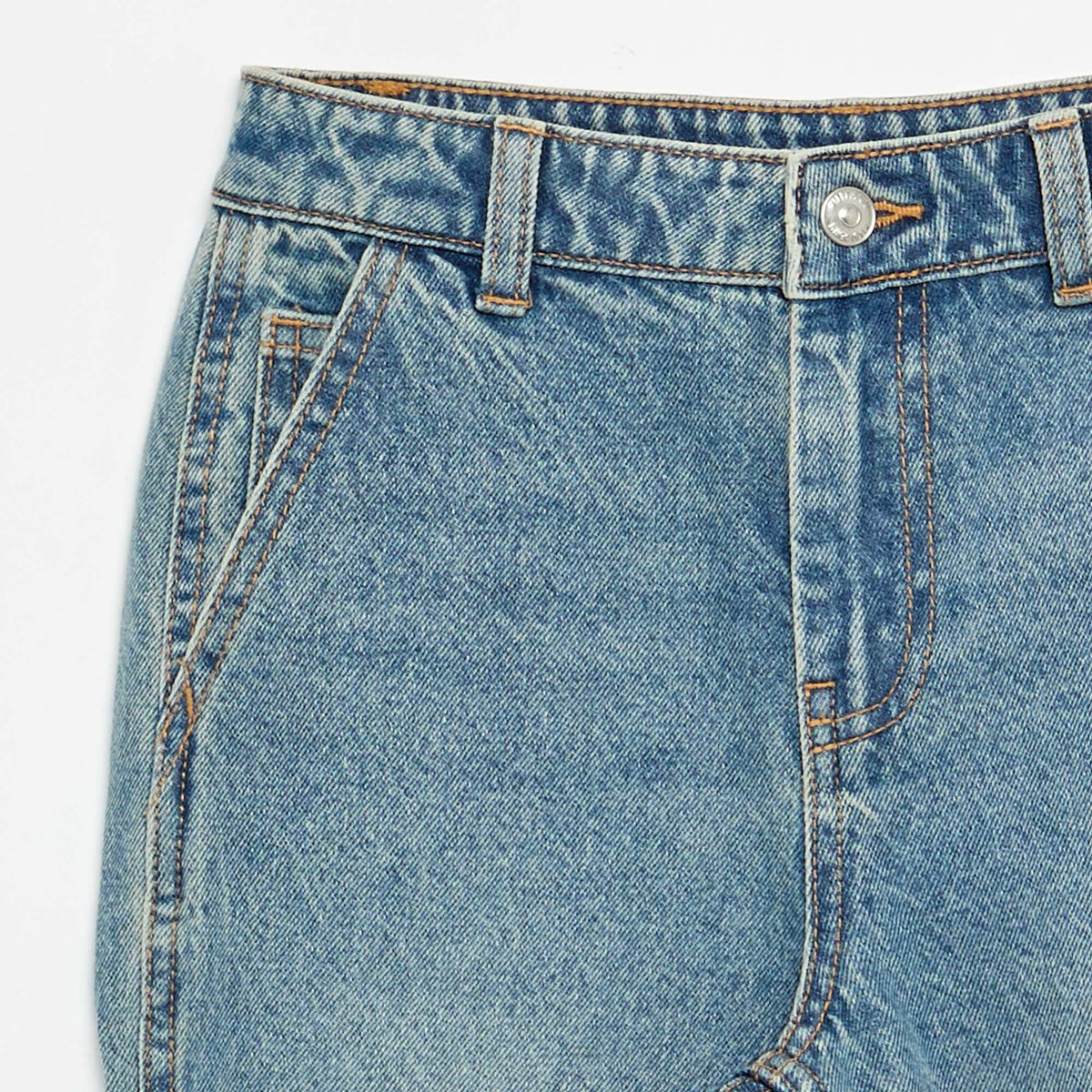 Jean large style carpenter BLEU