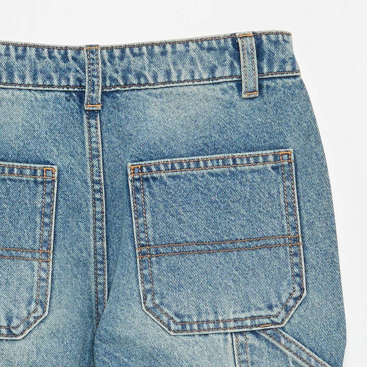 Jean large style carpenter BLEU