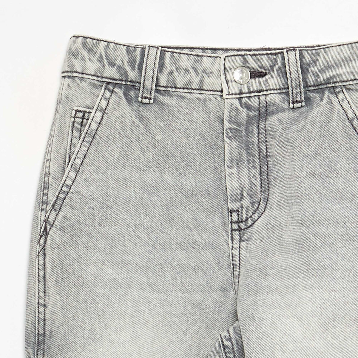 Jean large style carpenter GRIS
