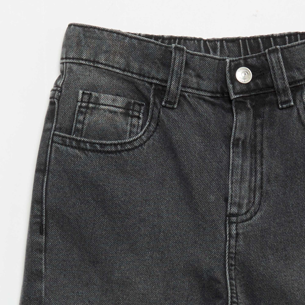 Pantalon wide leg avec broderies GRIS