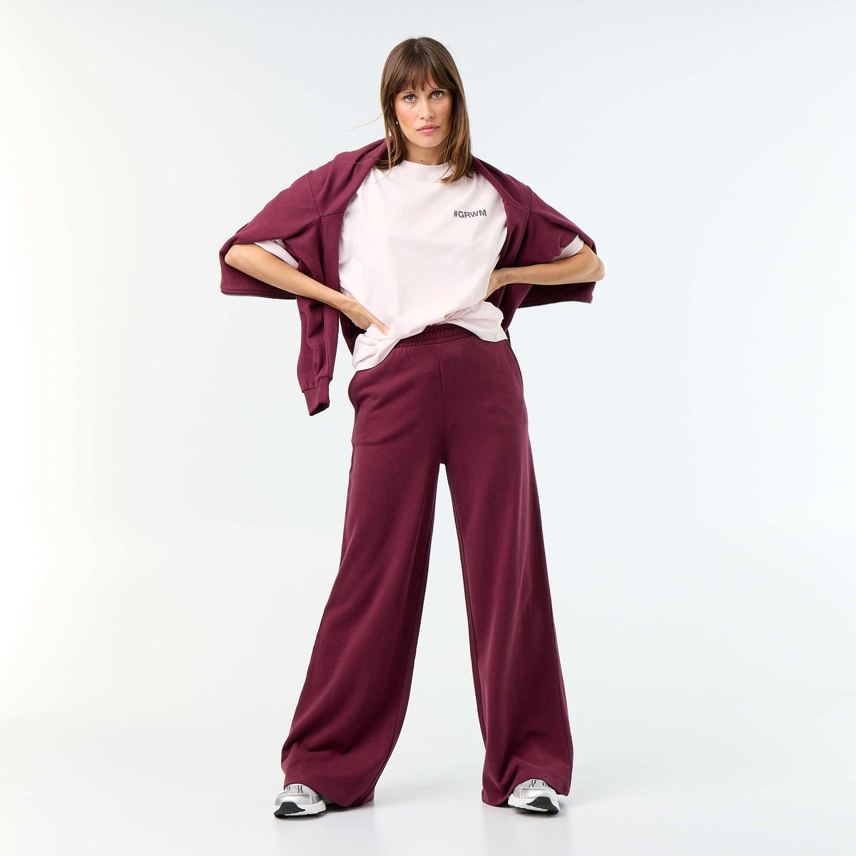 T-shirt oversize avec print au dos ROSE
