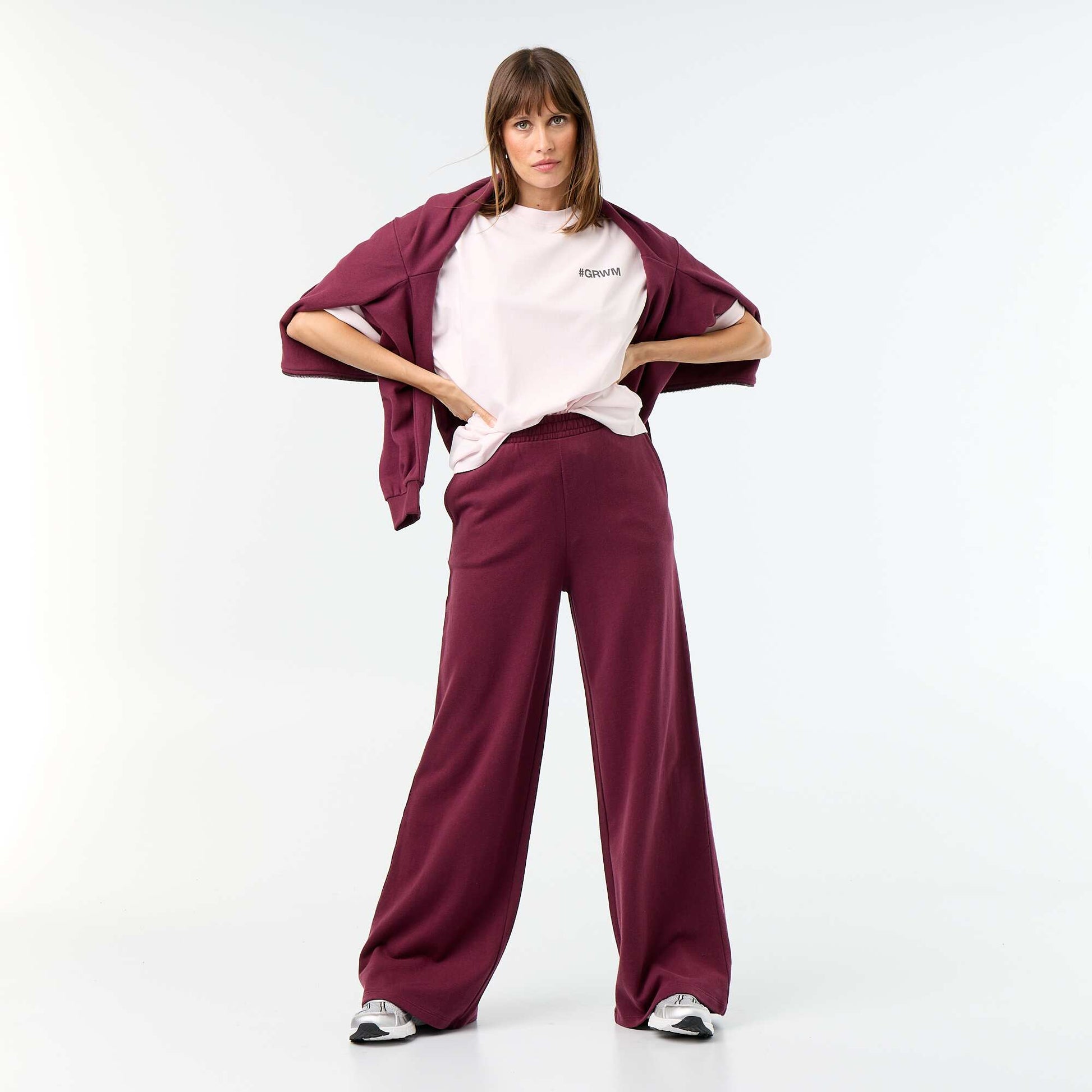 T-shirt oversize avec print au dos ROSE