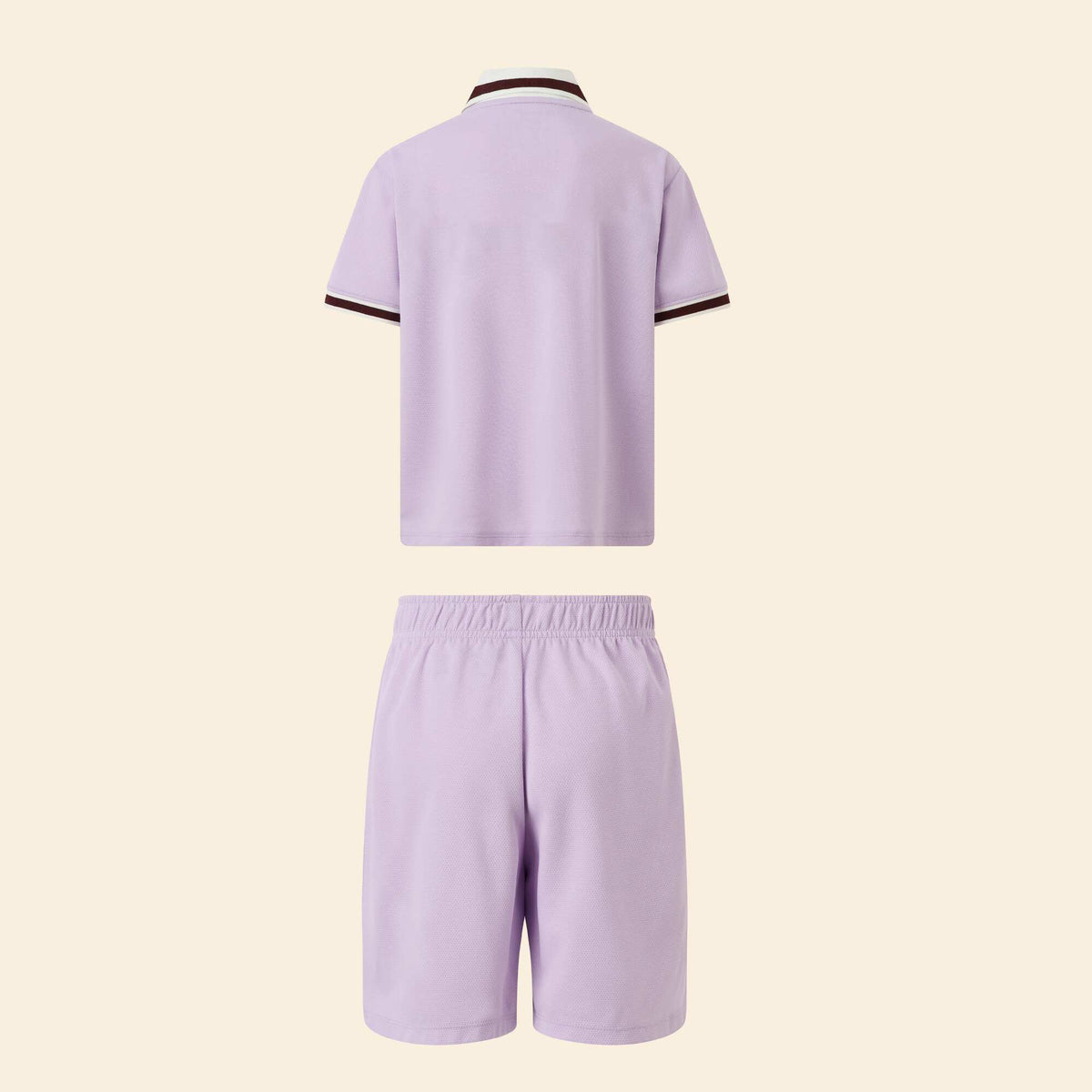 Ensemble de sport tee-shirt + short VIOLET