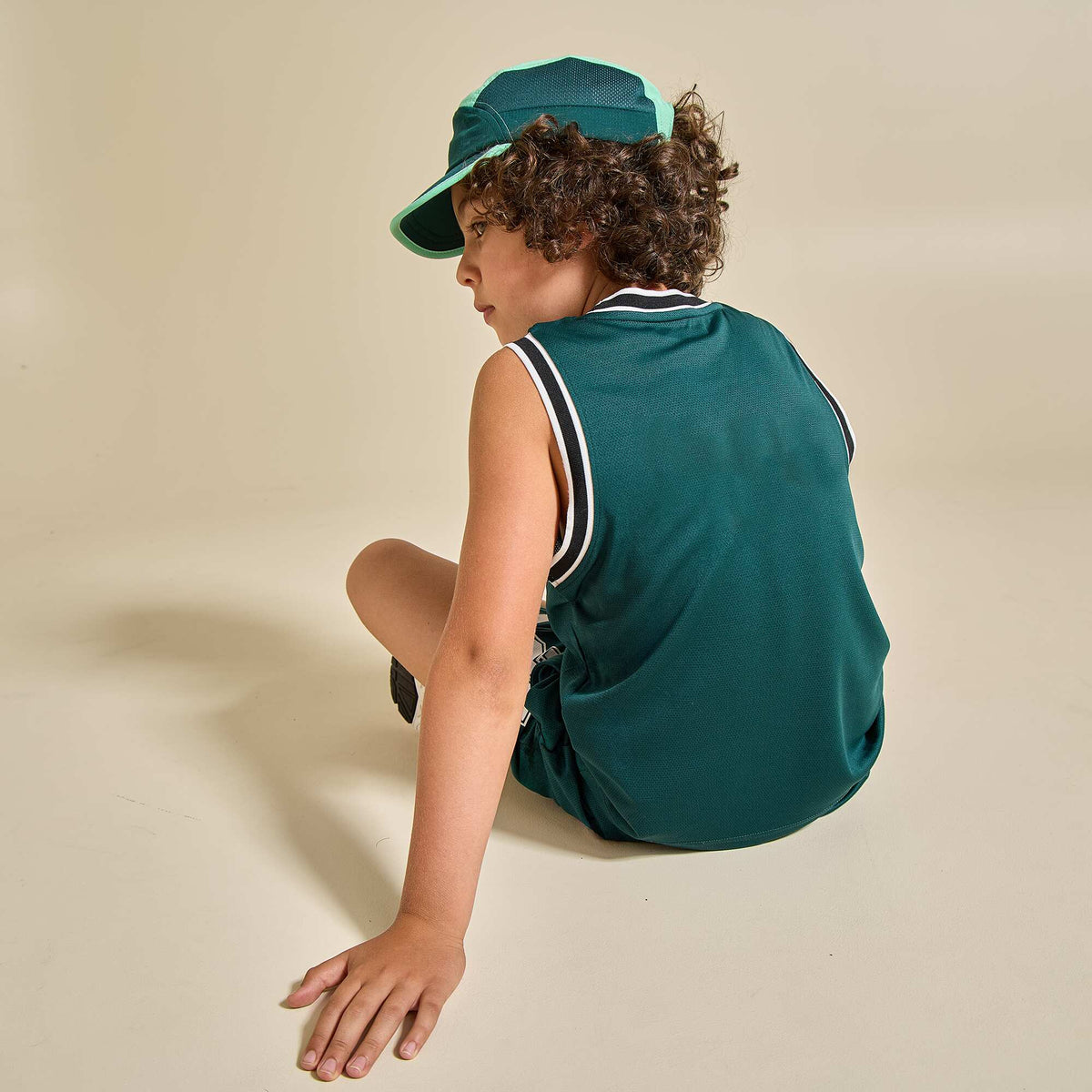 Ensemble de sport débardeur + short VERT