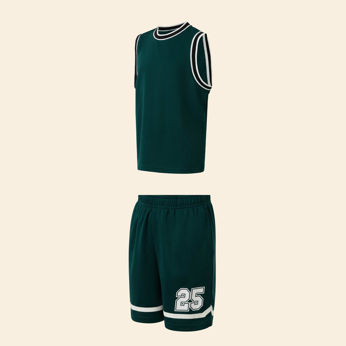 Ensemble de sport débardeur + short VERT