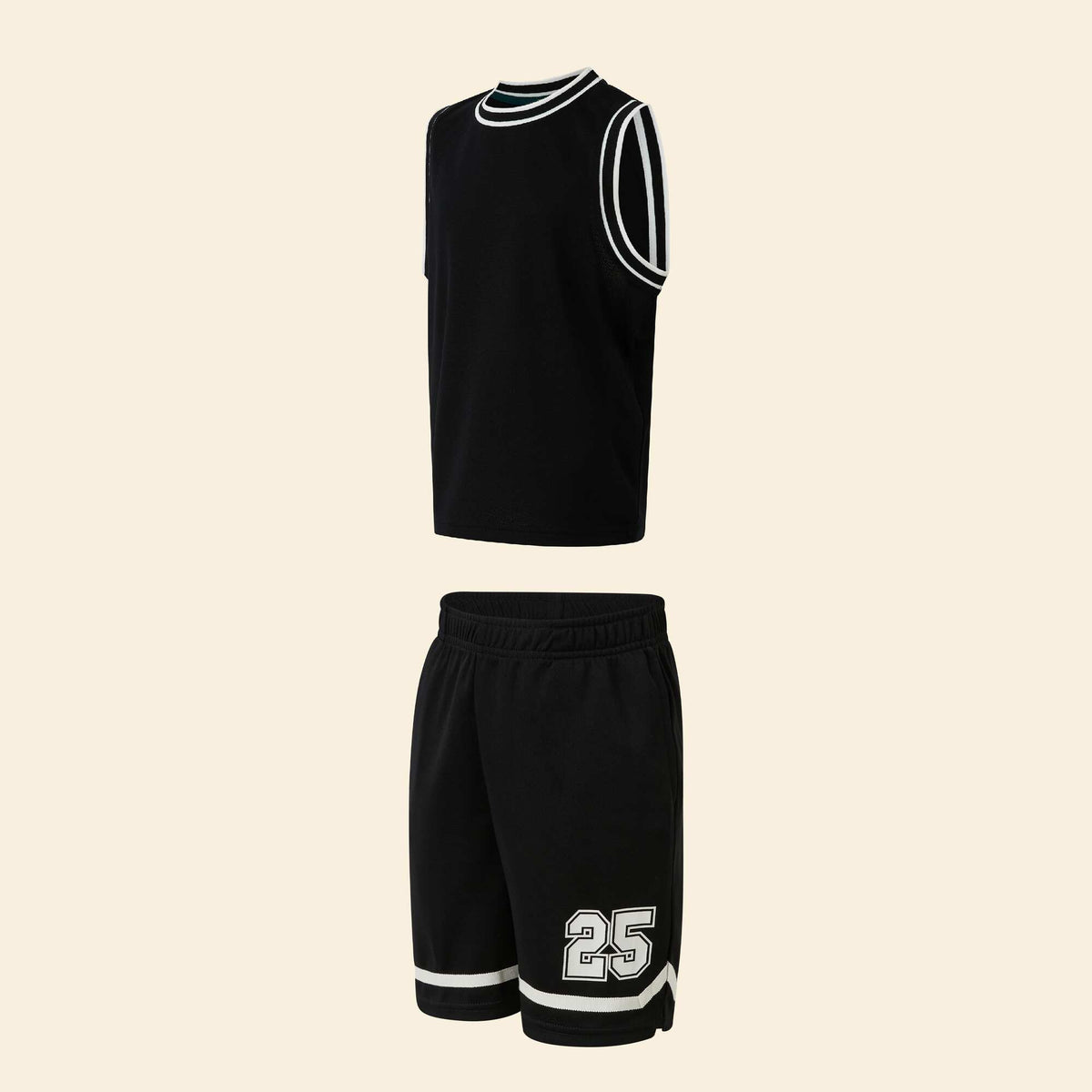 Ensemble de sport débardeur + short NOIR