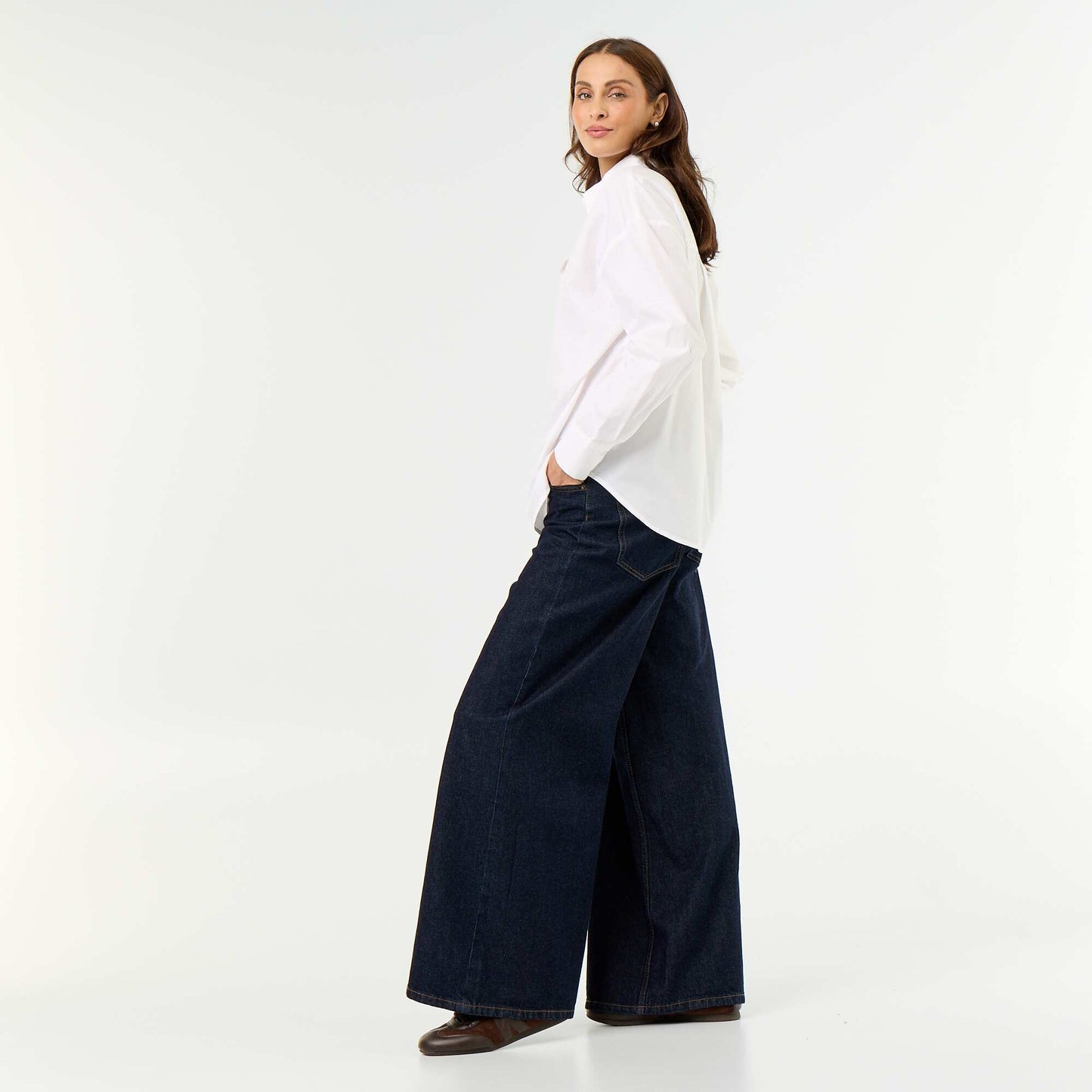 Jean wide leg BLEU