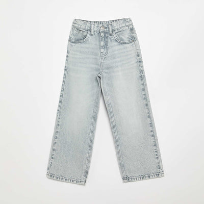 Denim coupe baggy 5 poches GRIS