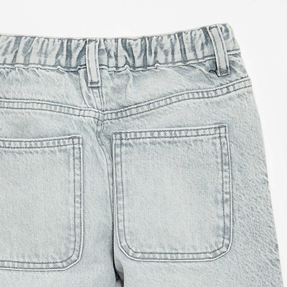 Denim coupe baggy 5 poches GRIS