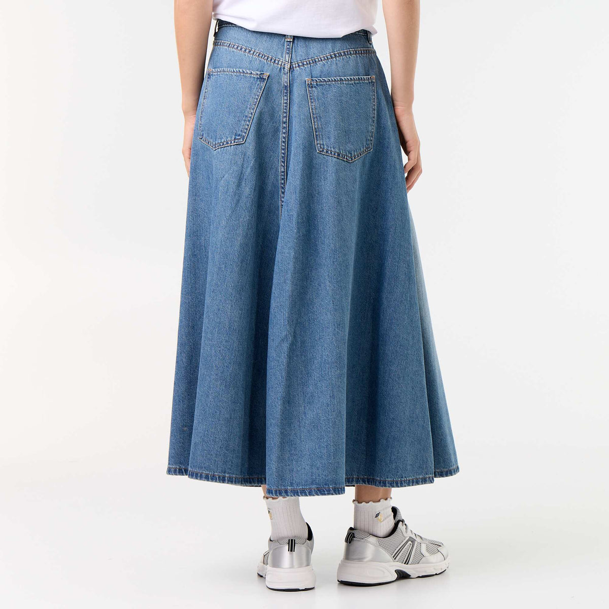Jupe en denim BLEU