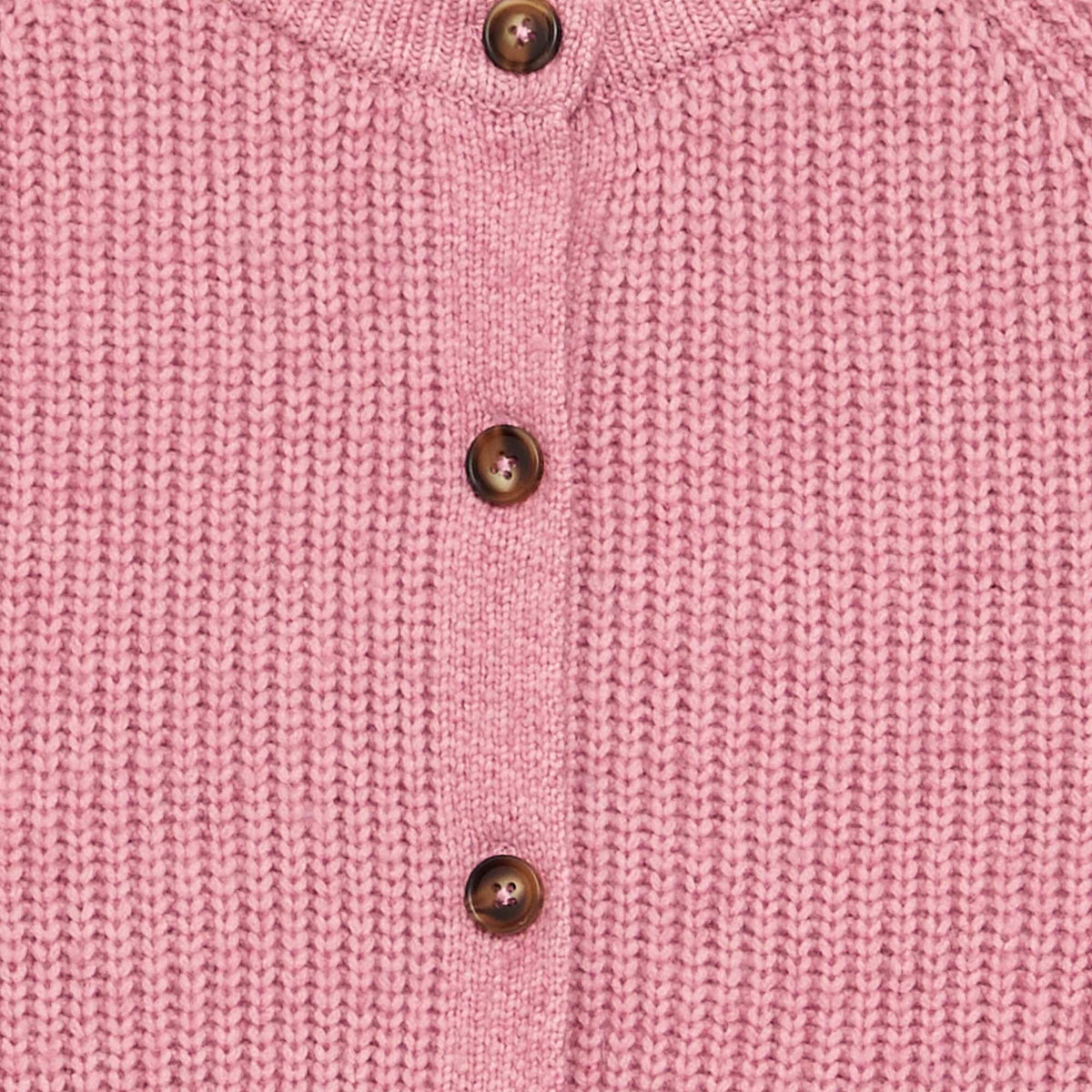 Gilet uni à manches longues ROSE