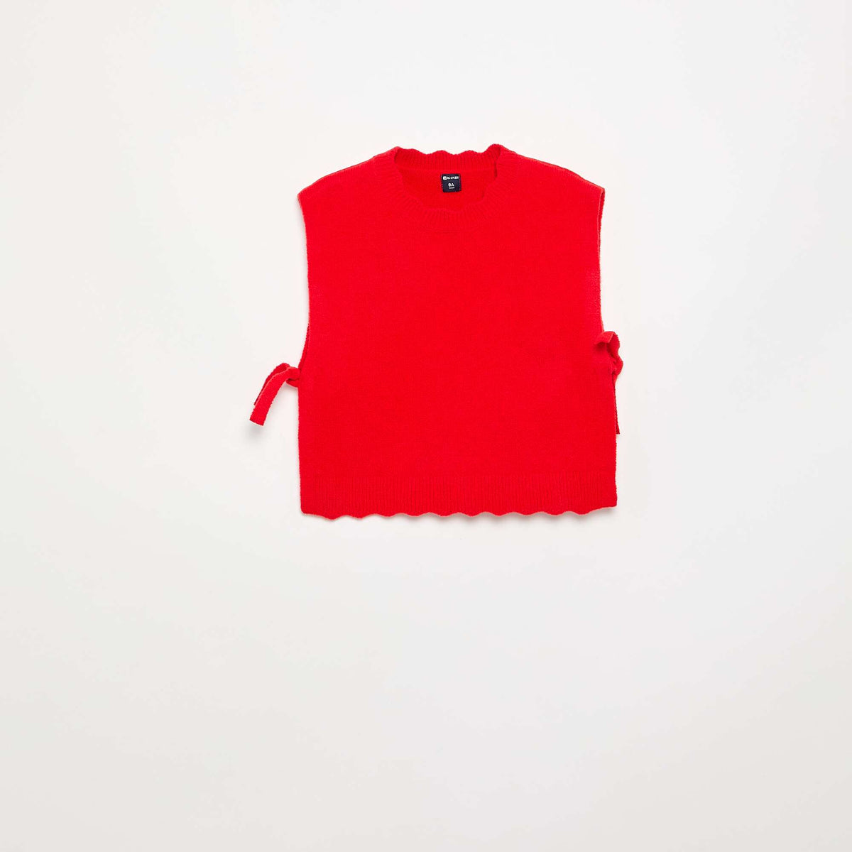 Pull sans manches ROUGE
