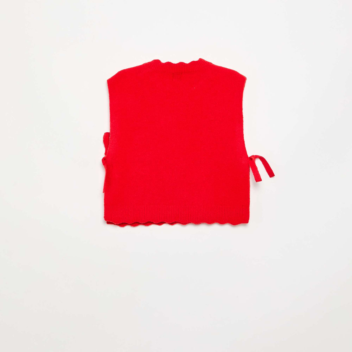 Pull sans manches ROUGE