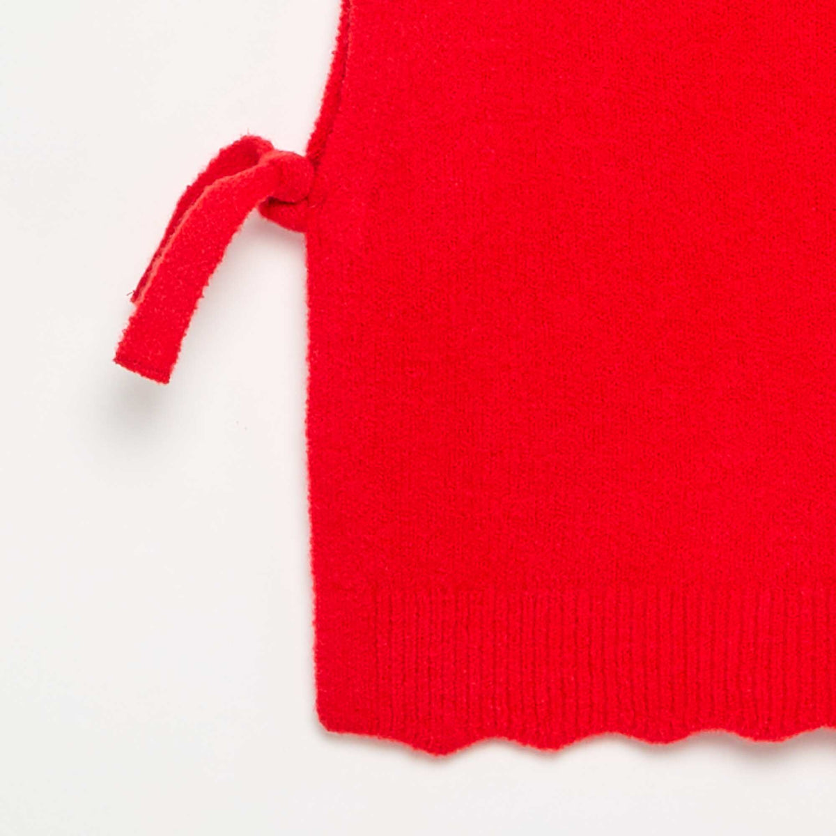 Pull sans manches ROUGE