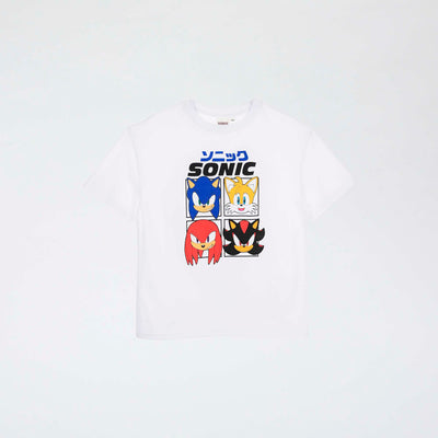 T-shirt à manches courtes 'Sonic' BLANC