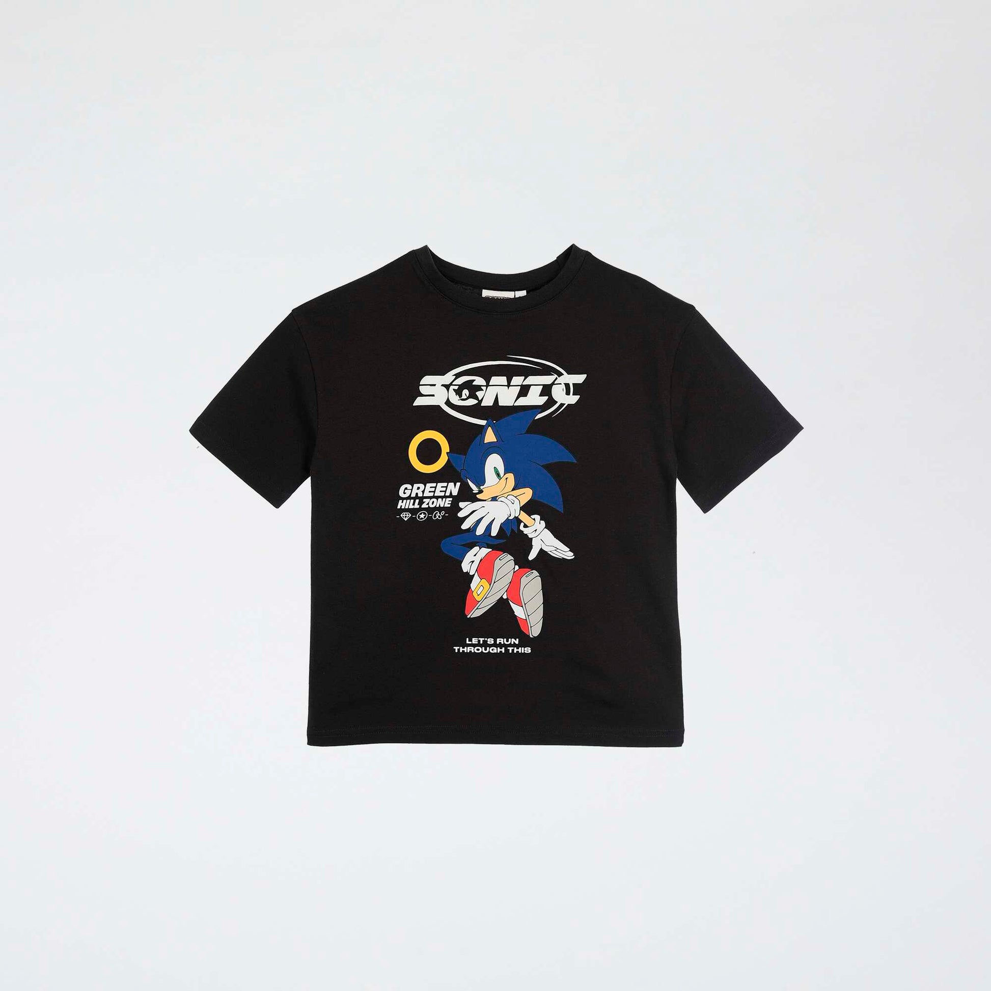 T-shirt à manches courtes 'Sonic' NOIR