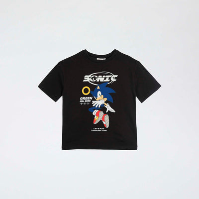T-shirt à manches courtes 'Sonic' NOIR
