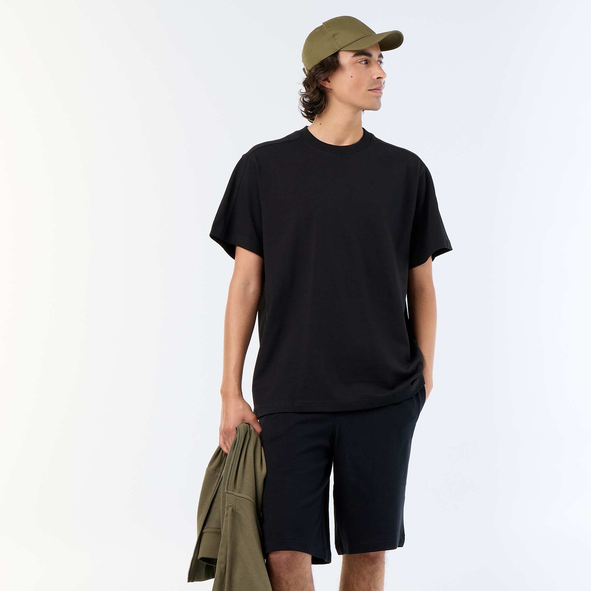 Bermuda en French Terry NOIR