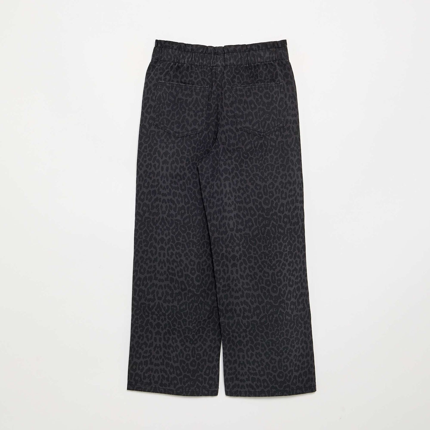 Pantalon large en denim GRIS