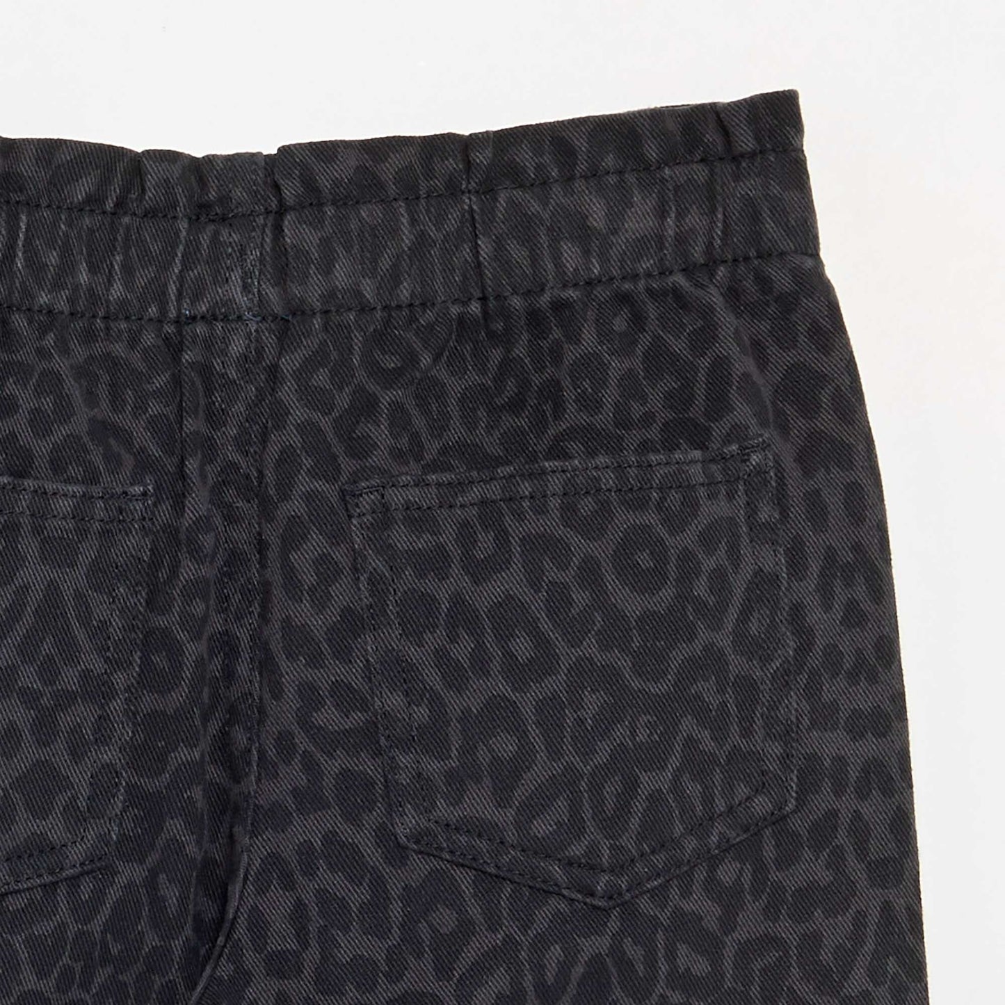 Pantalon large en denim GRIS