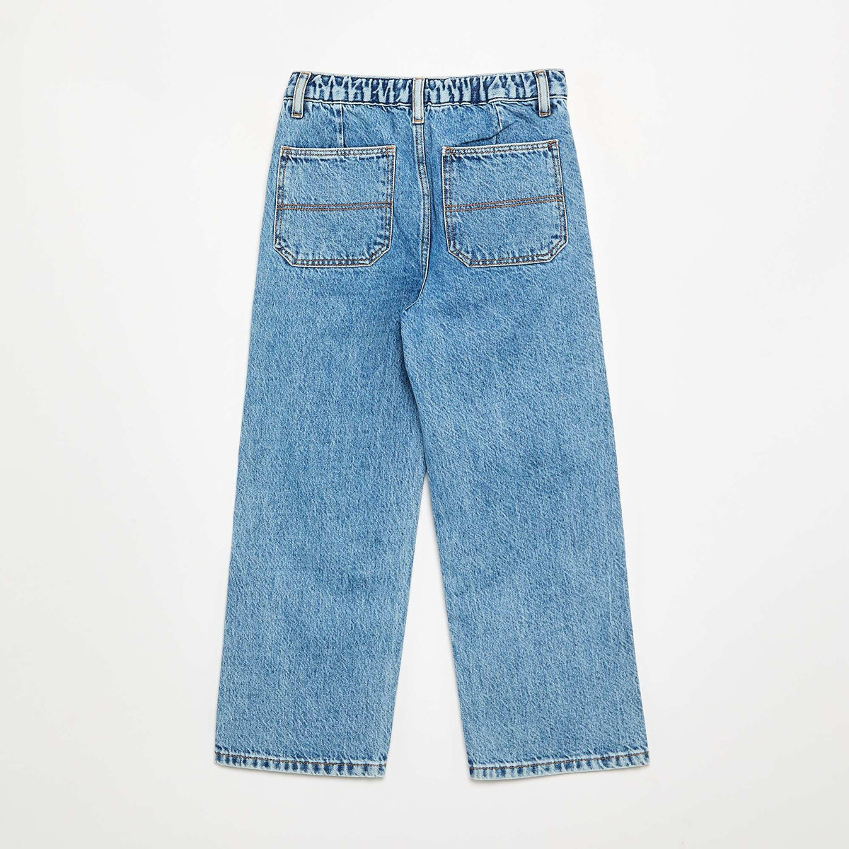 Pantalon denim baggy BLEU