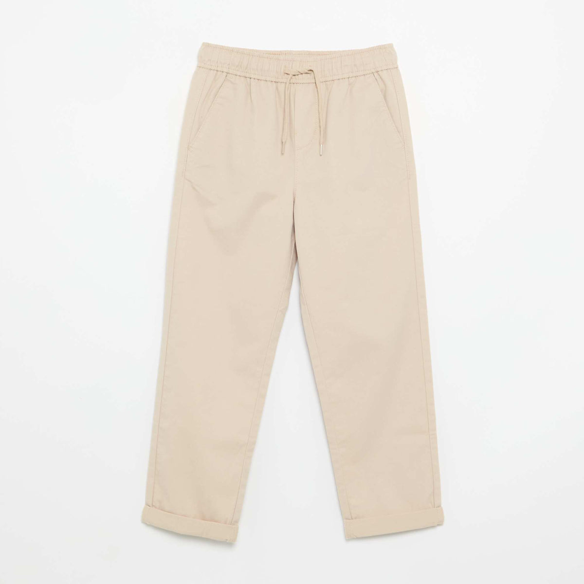 Pantalon uni léger BEIGE