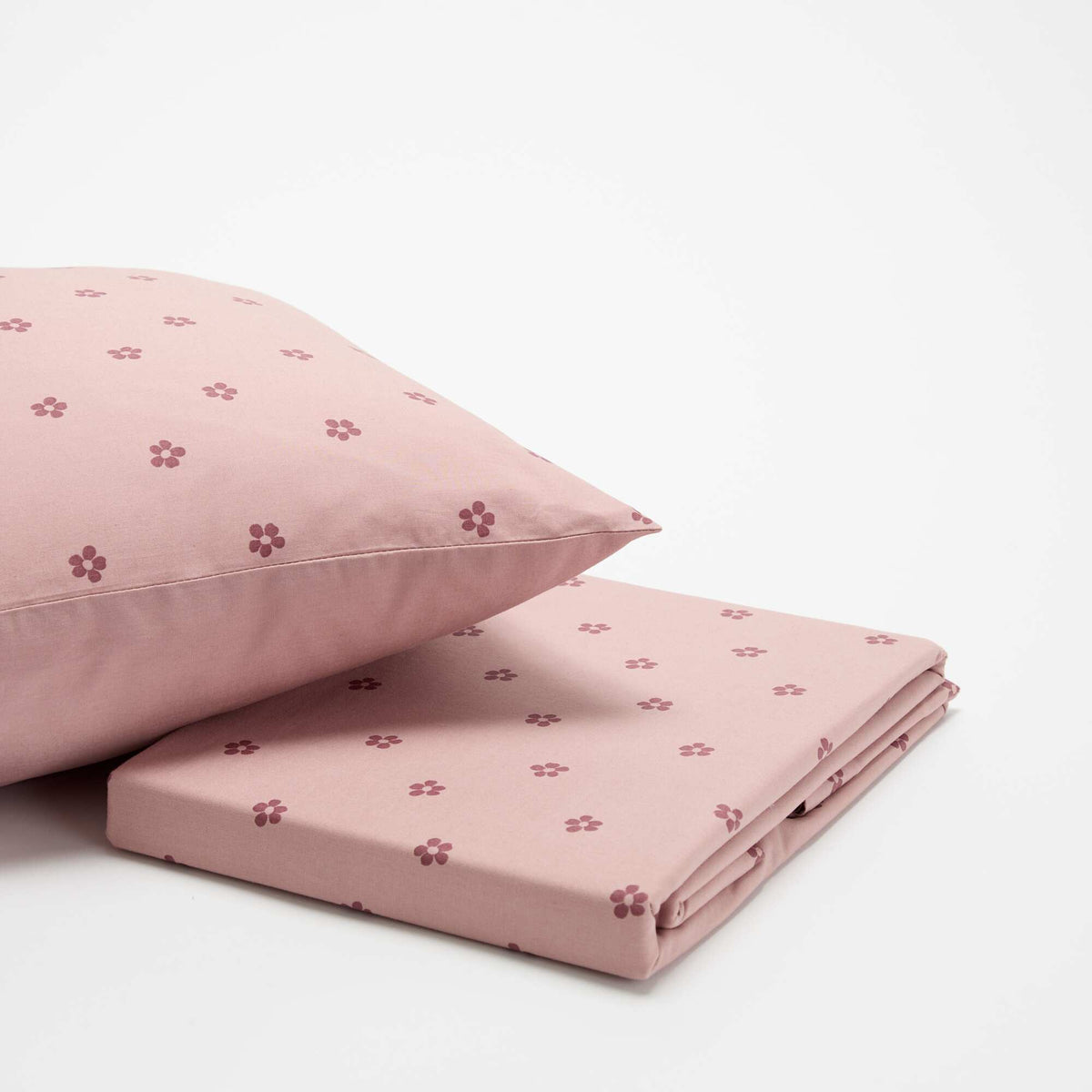 Parure de lit 1 personne - Housse de couette + taie d'oreiller - KIABI Home ROSE