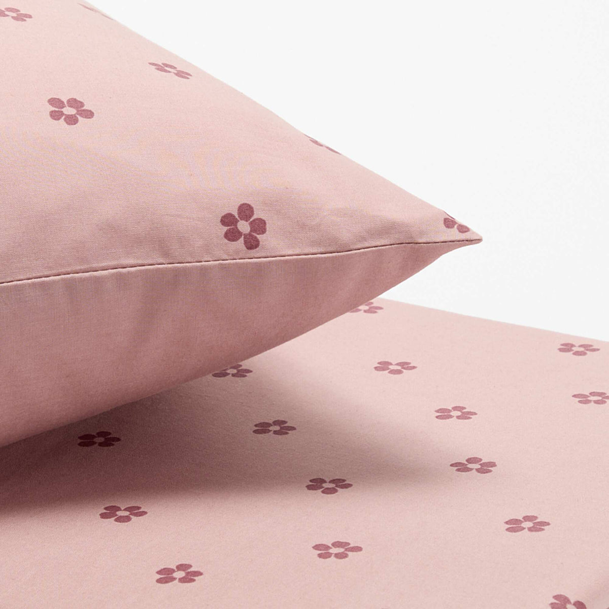 Parure de lit 1 personne - Housse de couette + taie d'oreiller - KIABI Home ROSE