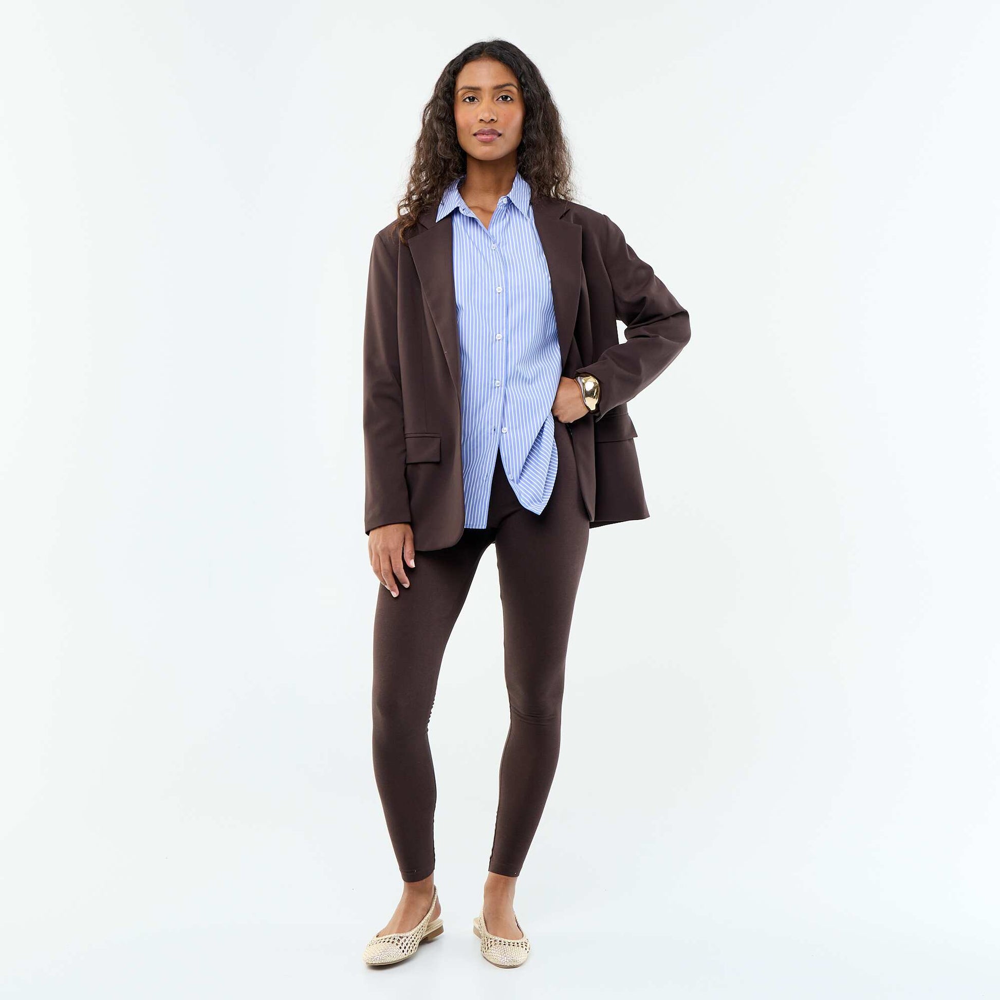 Legging de sport MARRON