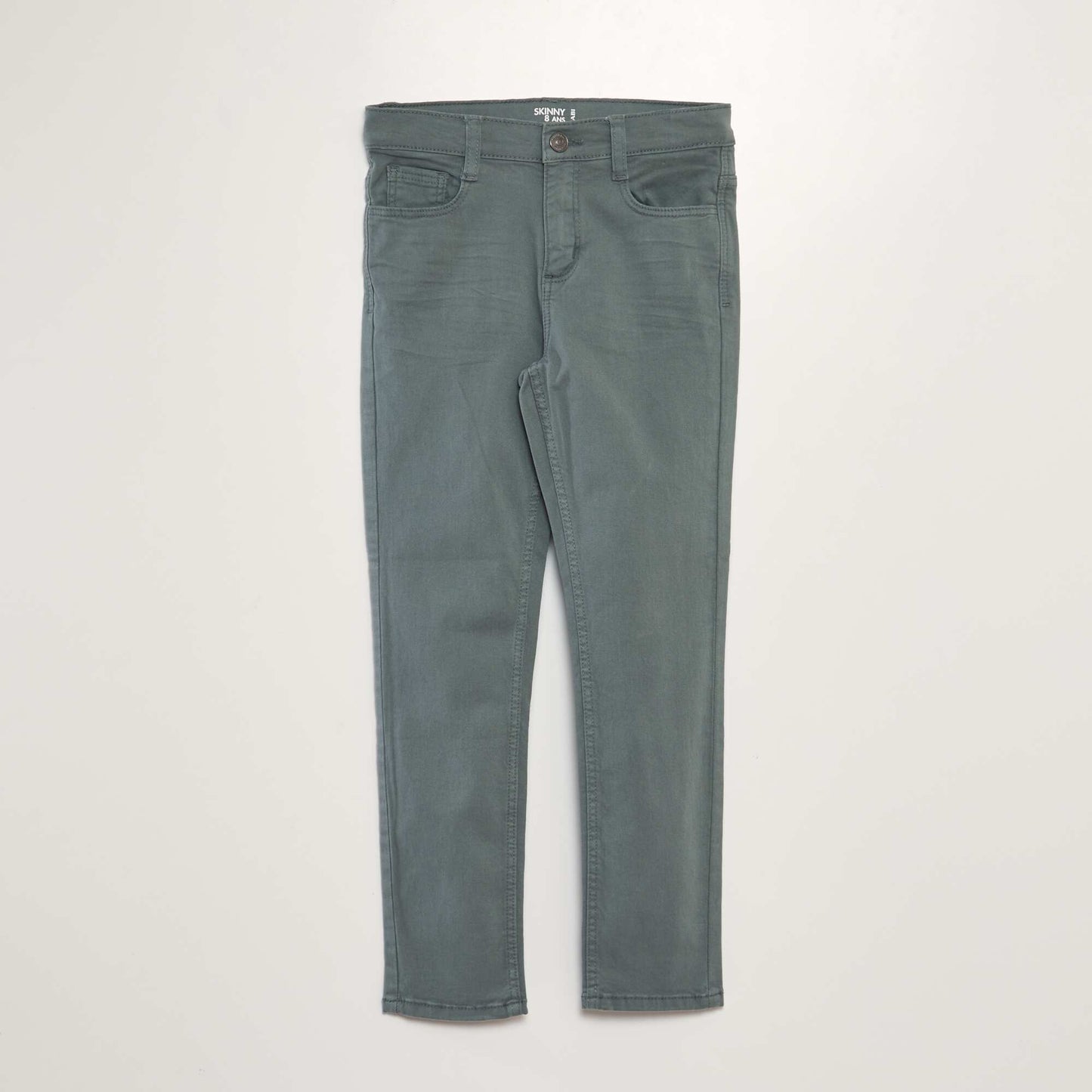 Jean skinny à 5 poches Vert