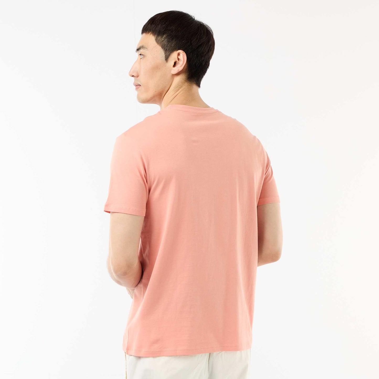 T-shirt droit en jersey uni ORANGE
