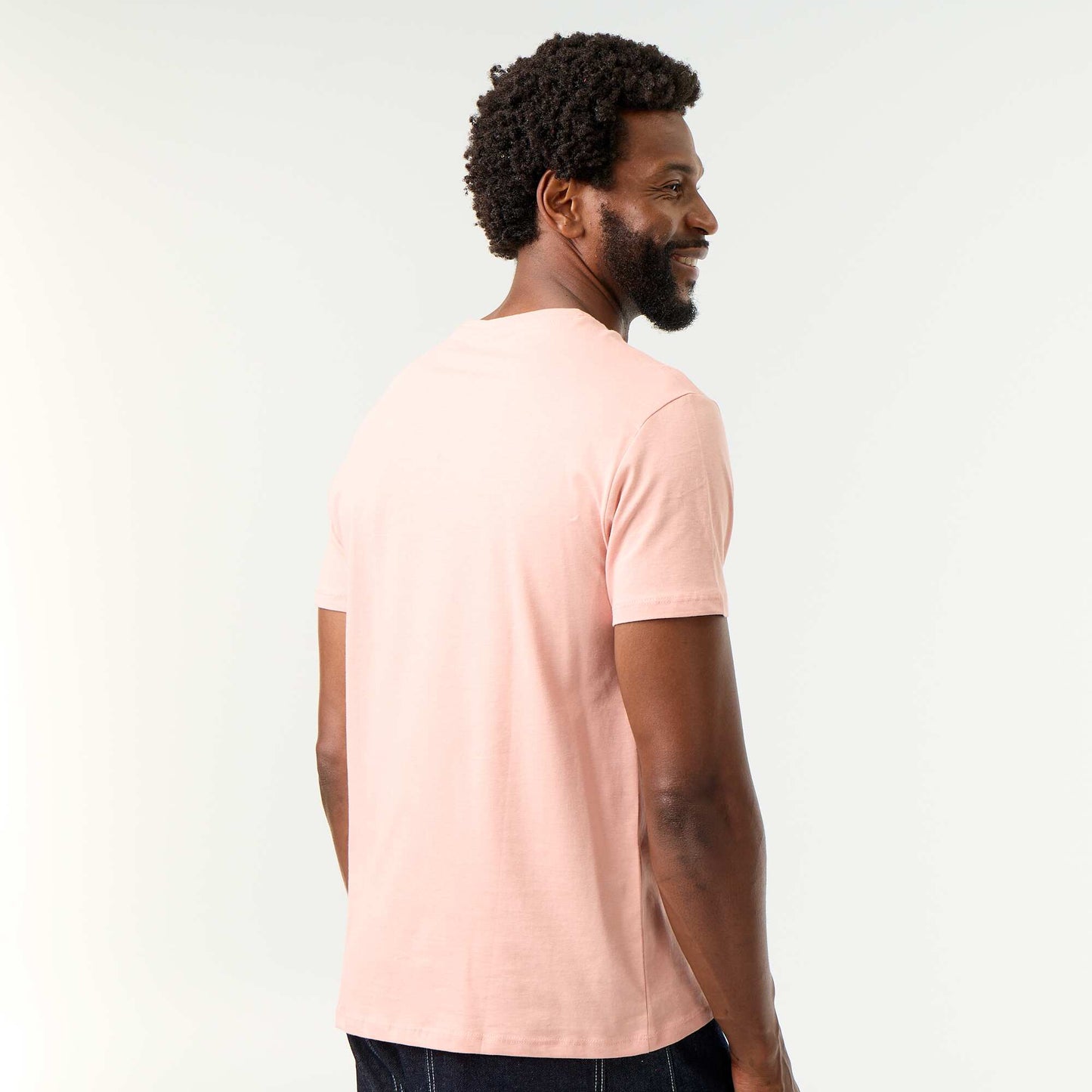T-shirt droit en jersey uni ROSE