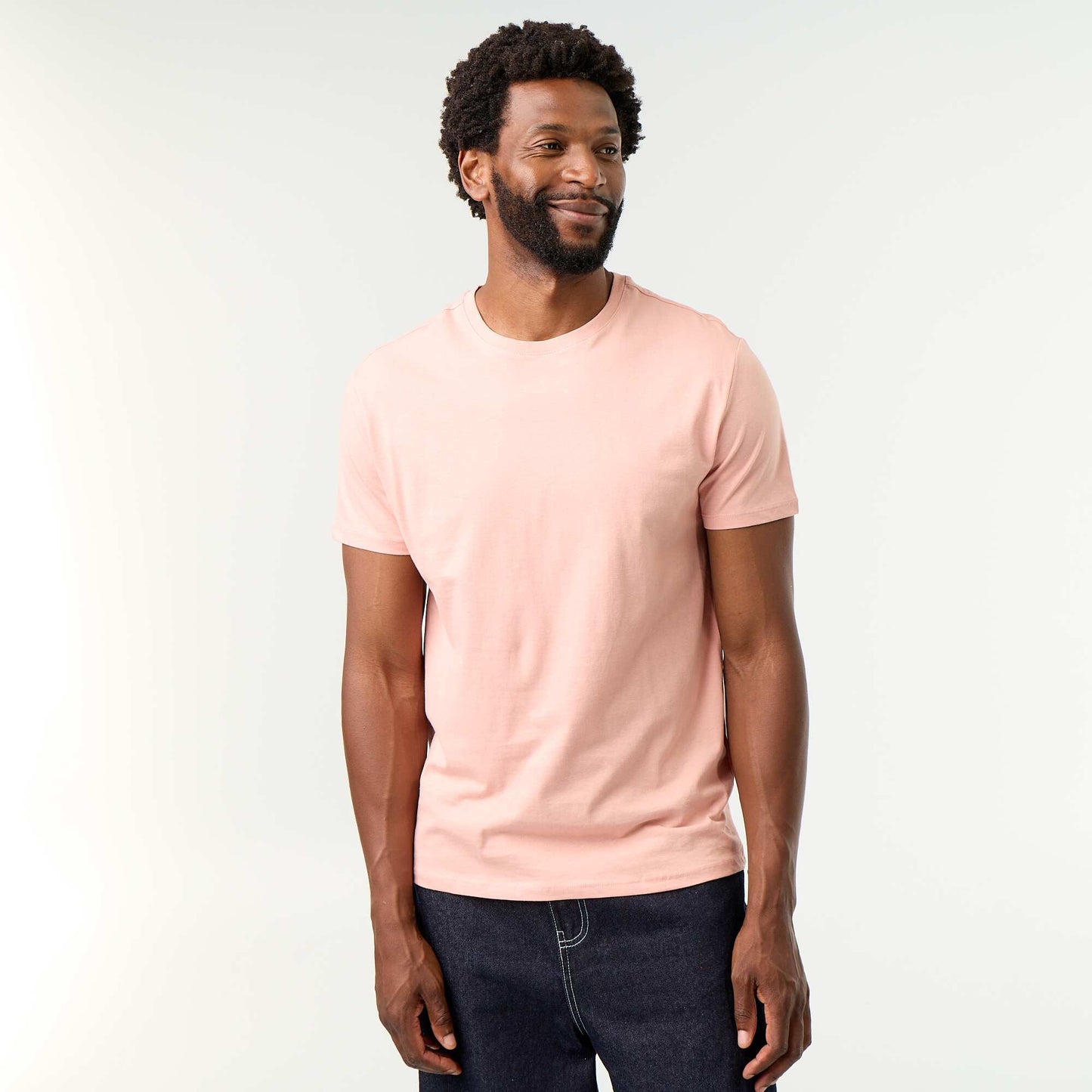 T-shirt droit en jersey uni ROSE