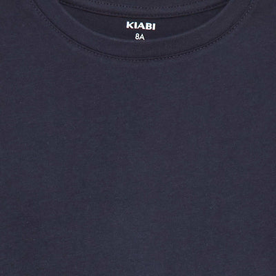T-shirt basique en jersey uni BLEU