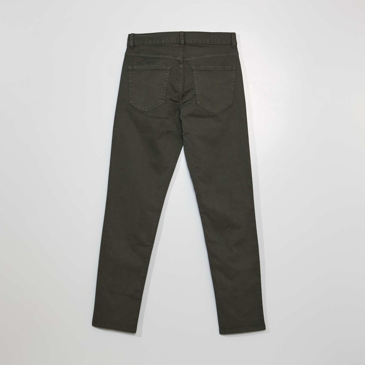 Chino slim 5 poches - L32 kaki