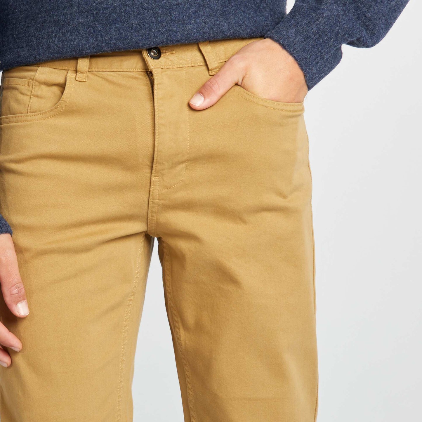 Chino slim 5 poches - L32 Camel