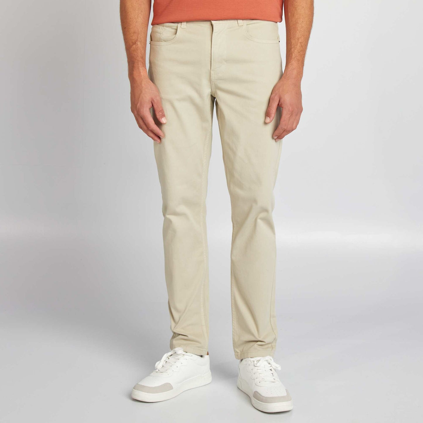 Chino slim 5 poches - L32 Beige